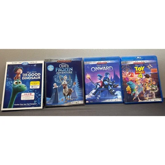 Disney Blu Ray DVD Lot 28 Kids Movies Cars 3 Sonic Goosebumps Big Hero Toy Story - Picture 2 of 9